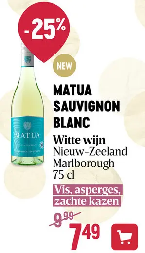Aanbieding: Matua Sauvignon | Wit…