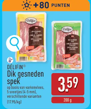 Promotie: Dik gesneden spek