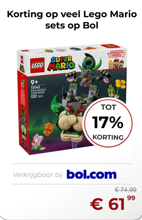 Aanbieding: Prince Florian & Castle Bowser