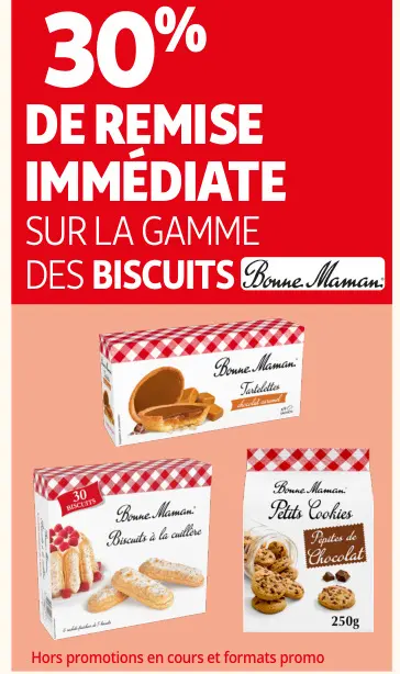 Offre: Biscuits Bonne Maman