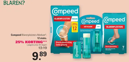 Aanbieding: Compeed Blarenpleisters Medium