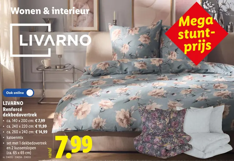 Promotie: Renforcé dekbedovertrek