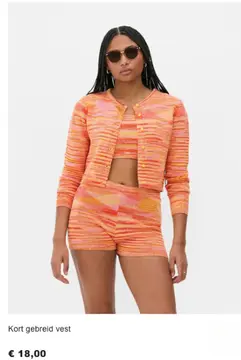 Aanbieding: Kort gebreid vest
