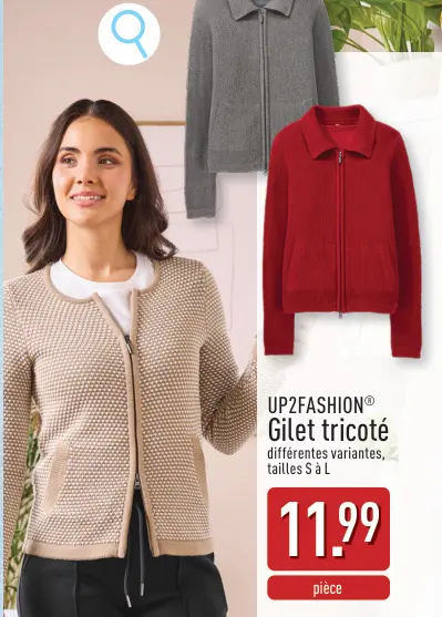 Offre: Gilet tricoté