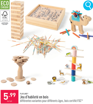 Offre: Jeu d'habileté en bois