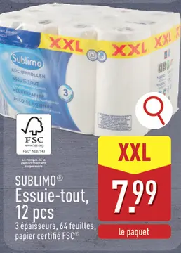 Offre: SUBLIMO Essuie-tout