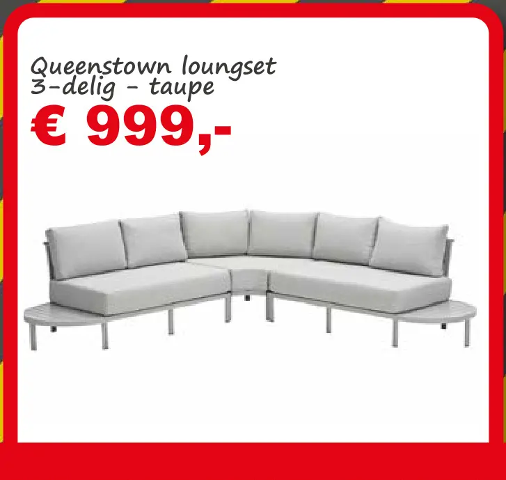 Aanbieding: Queenstown loungeset