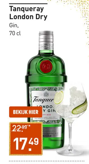 Aanbieding: Tanqueray London Dry