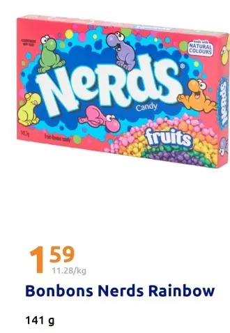 Offre: Bonbons Nerds Rainbow
