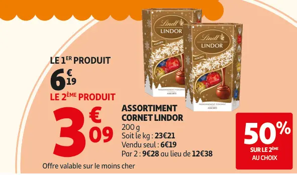 Aanbieding: Assortiment cornet Lindor