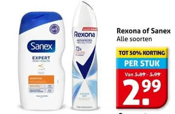 Aanbieding: Sanex Expert Skin Health Sensitive