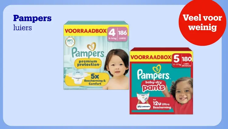 Aanbieding: Pampers luiers
