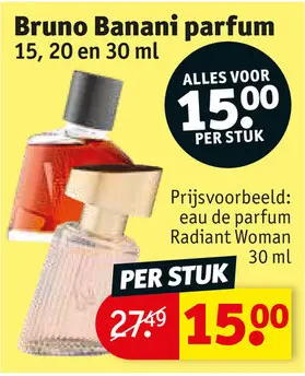 Aanbieding: Bruno Banani parfum