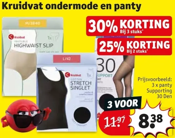 Promotie: Ondermode en panty