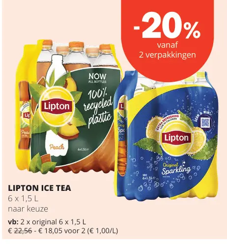 Promotie: Ice tea