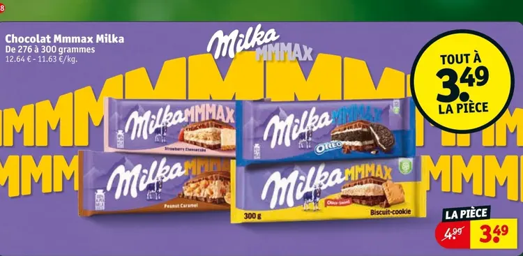 Offre: Chocolat Mmmax Milka