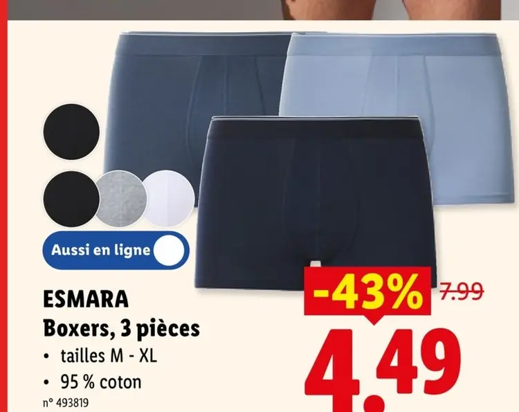 Offre: Boxers