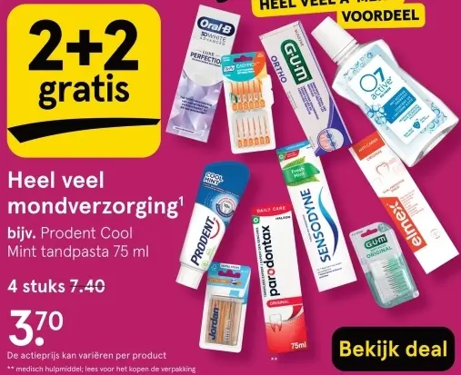 Aanbieding: Heel veel mondverzorging