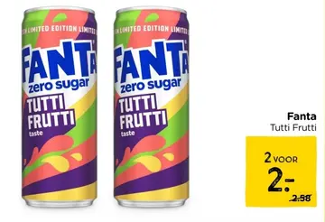 Aanbieding: Fanta Tutti Frutti