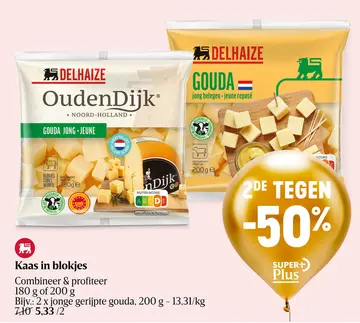 Aanbieding: Kaas in blokjes