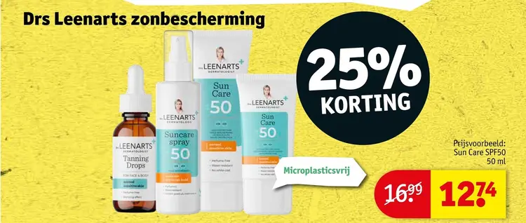 Aanbieding: Drs Leenarts zonbescherming
