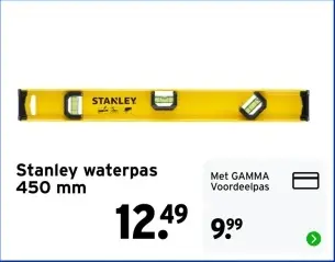 Aanbieding: Stanley waterpas