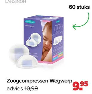 Aanbieding: Zoogcompressen Wegwerp