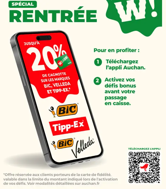 Offre: Spécial Rentrée