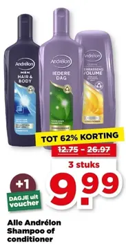 Aanbieding: Alle Andrélon Shampoo of conditioner