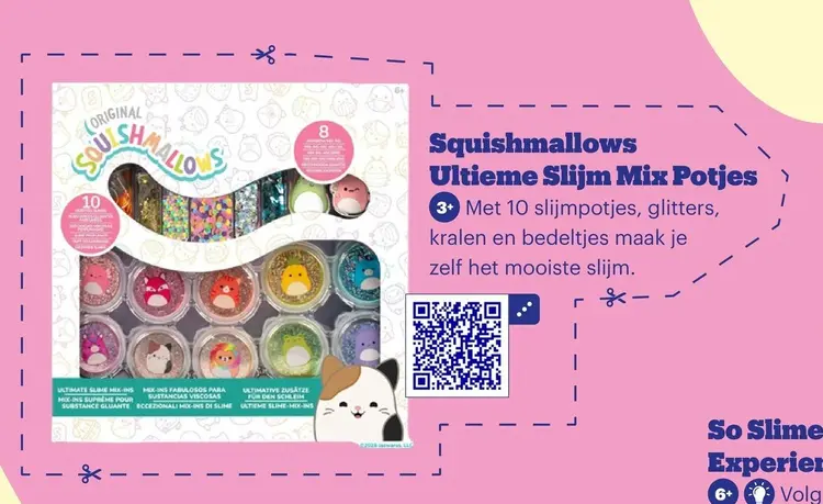 Promotie: Squishmallows Ultieme Slijm Mix Potjes