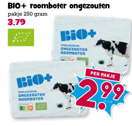 Aanbieding: roomboter ongezouten