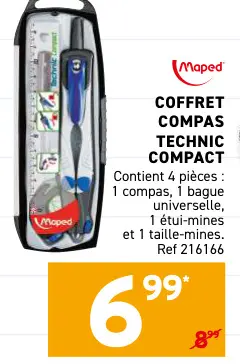 Offre: Coffret compas technic compact
