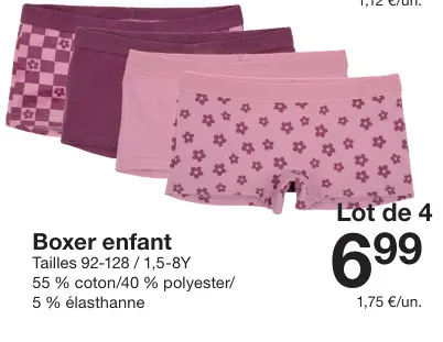 Offre: Boxer enfant