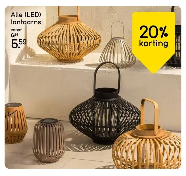 Aanbieding: Alle (LED) lantaarns