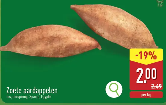 Aanbieding: Zoete aardappelen