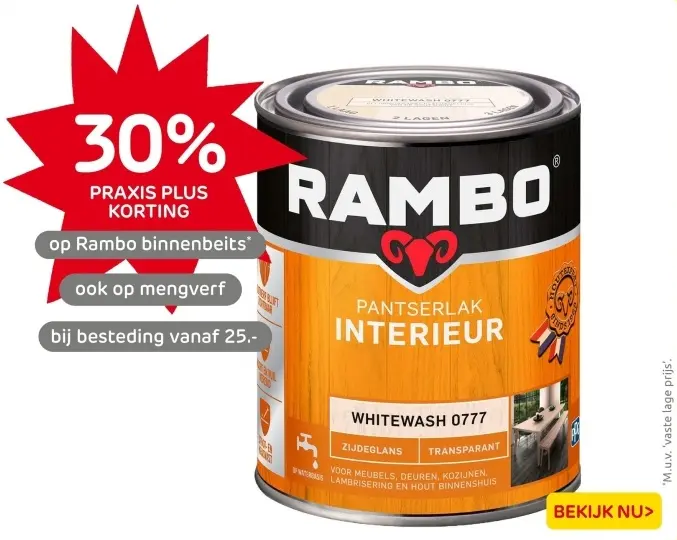 Aanbieding: Binnenbeits én mengverf