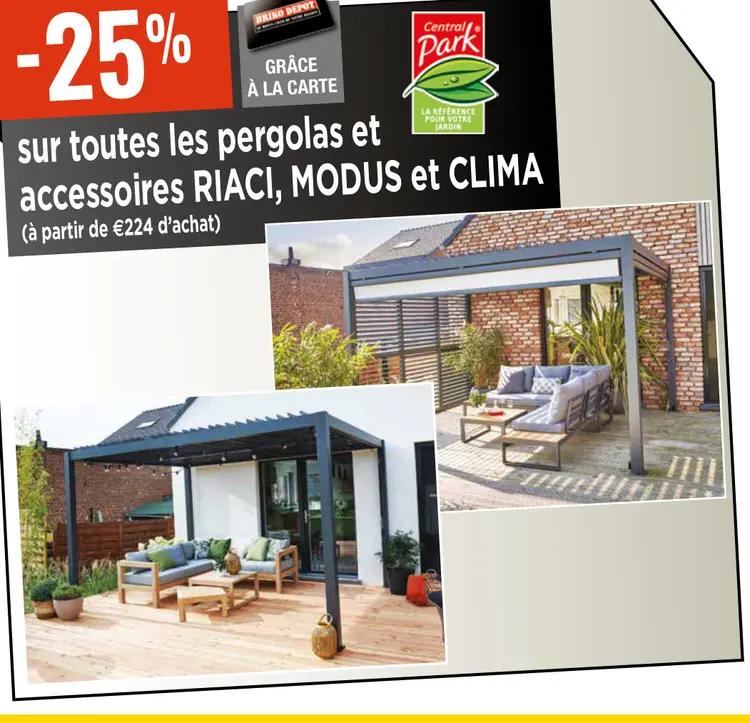 Offre: Pergolas et accessoires