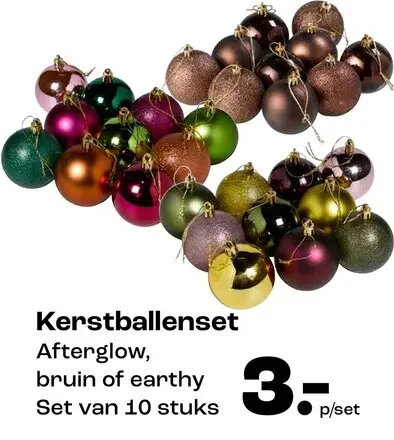 Promotie: Kerstballenset