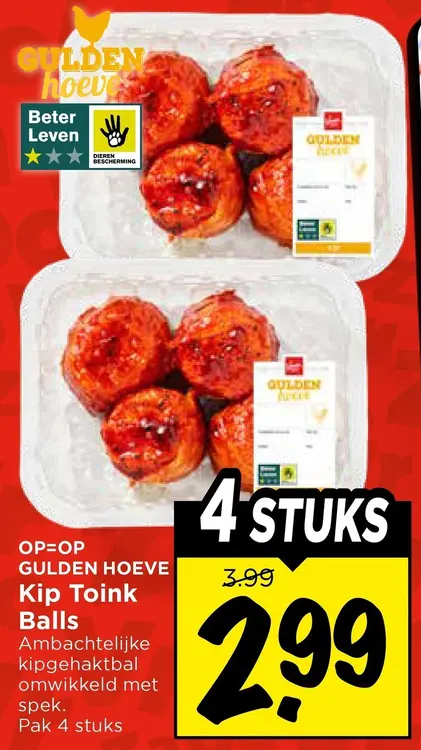 Aanbieding: Kip Toink Balls
