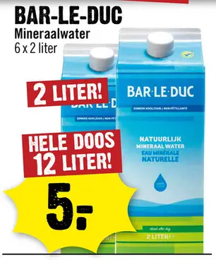 Aanbieding: Mineraalwater