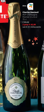 Offre: Charles Dauteuil AOP Champagne Premier Cru br