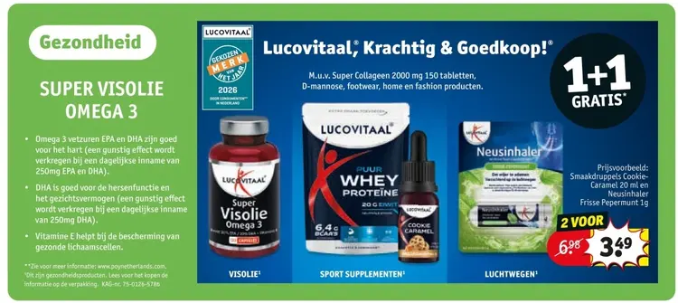 Aanbieding: Super visolie Omega 3