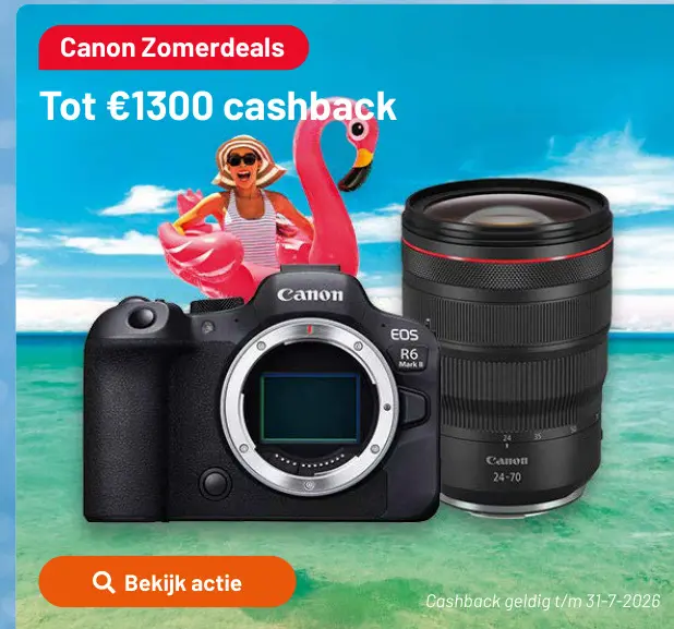 Promotie: Canon EOS R5 mark II body