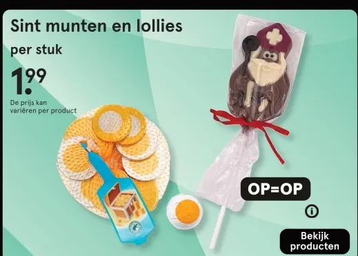 Aanbieding: Sint munten en lollies