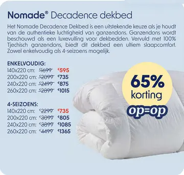 Aanbieding: Dekbed Nomade Decadence