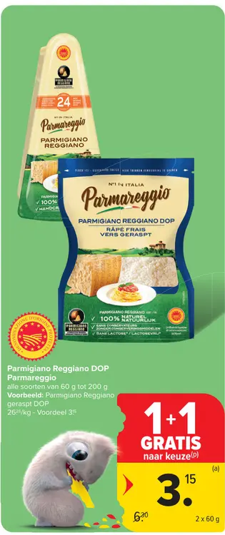 Promotie: Parmareggio Parmigiano Reggiano DOP