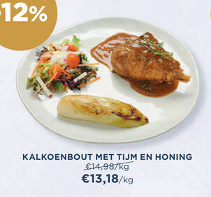 Aanbieding: KALKOENBOUT MET TIJM EN HONING