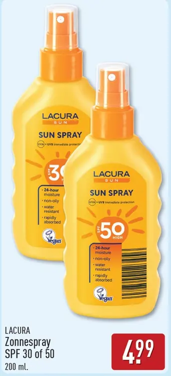 Aanbieding: Zonnespray SPF 30 of 50