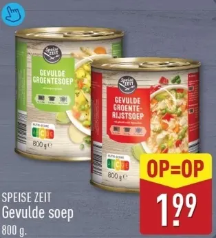 Aanbieding: Speise Zeit Gevulde soep