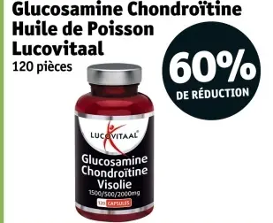 Offre: Glucosamine Chondroïtine Huile de Poisson